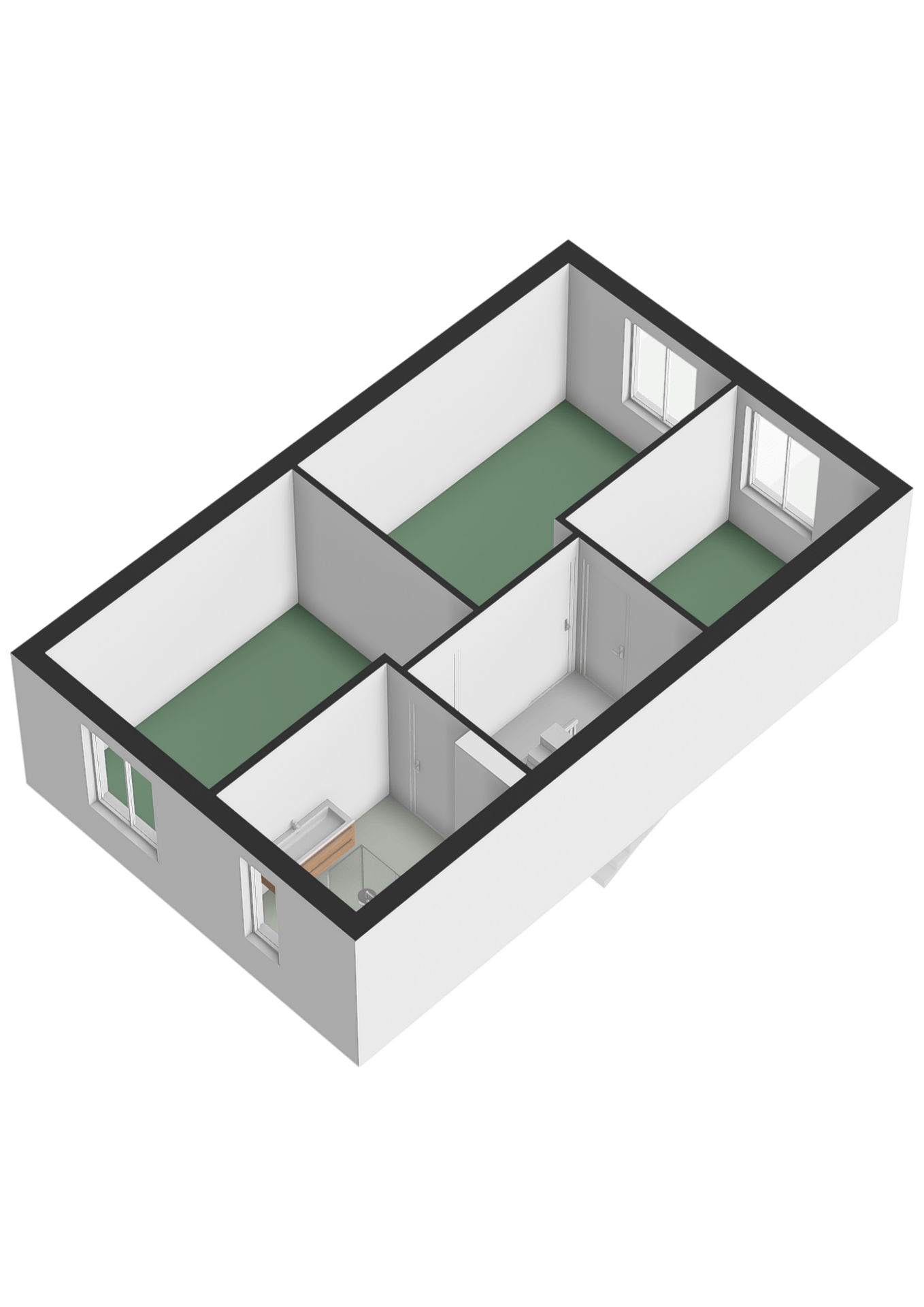 1e Verdieping - 3D